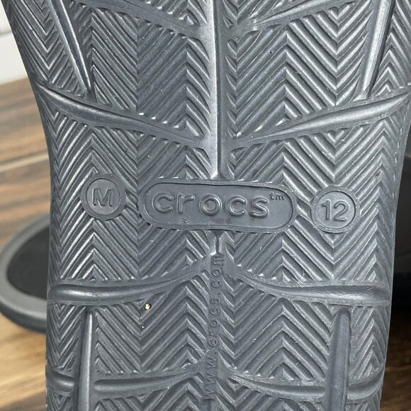 CROCS Swiftwater Expedition Mens Size 12 Shoes Gray Black Adventure Sandals - Picture 16 of 16